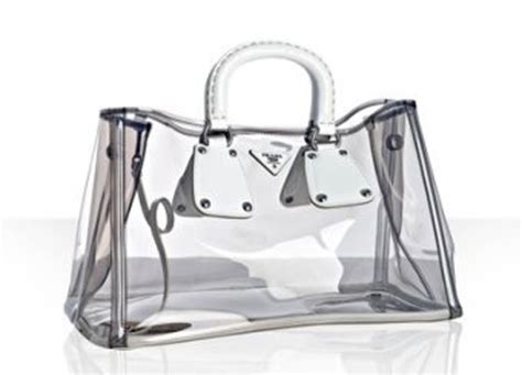 borsa trasparente prada
